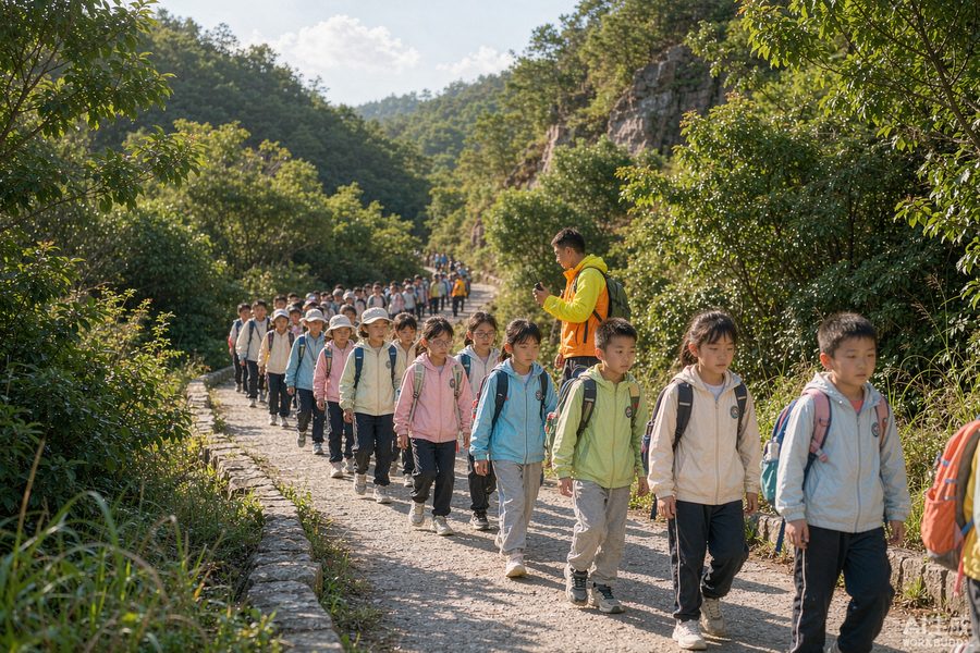 公立学校：小学生春秋游徒步