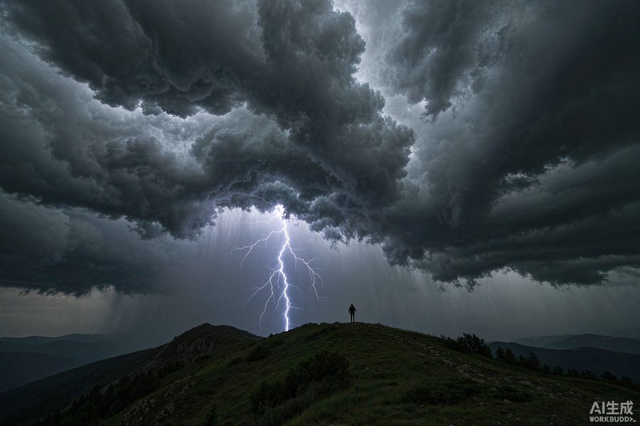 风险识别：雷雨云压顶的山脊